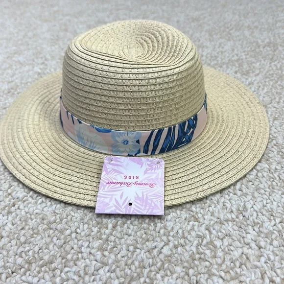 Tommy Bahama Floral One-Piece Swimsuit with Hat